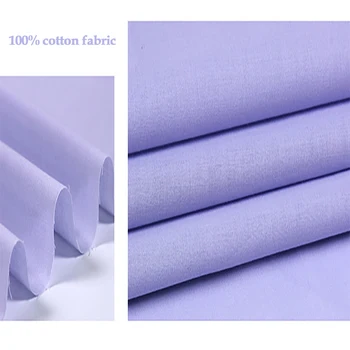 150cm*100cm Big deal! medvilnės audinio šviesiai violetinės spalvos šilko medžiagos suknelė šilko pamušalas medvilnės audinys lengvas, minkštas antdėklai images
