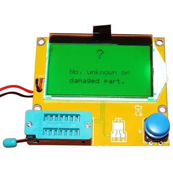 1PC M328 LCR-T4 12846 LCD Skaitmeninis Tranzistorius Testeris, Matuoklis Diodų Apšvietimas Triode Talpą, ESR Matuoklis MOS/PNP/NPN L/C/R images