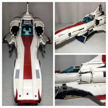 2020 Battlestar Galactica Kolonijinės Viper MKII tinka SS-9424 įrangos pardavimas, biuro įrangos star statybinės plytos vaikas žaislą Dovanų Gimtadienio anime pav. images