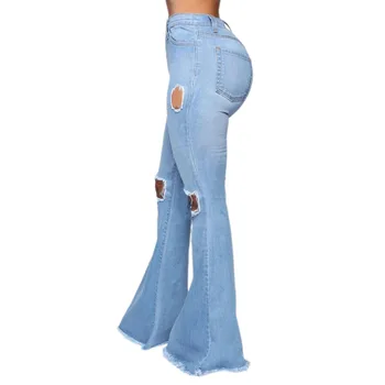 2020 m. Rudenį, Vasarą kankina džinsai moterims seksualus Blyksnius džinsinio džinsus mados gatvė atsitiktinis kelnės moteriška pavasario aukšto liemens kelnės images