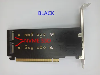 2020 NAUJAS adapterio plokštę PCI-E 16X, KAD 4P NVMe SSD Paramos RAIDO , PCI-E 16X, KAD 4PCS M. 2 (PCIe protokolas) images