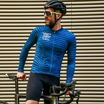 2020 Naujas Ticcc Pavasarį Ir Rudenį Vyrų Komanda Nešioti Ilgomis Rankovėmis Dviračių Jersey Drabužių Maillot Ciclismo Lauko Sporto Quick Dry Top images