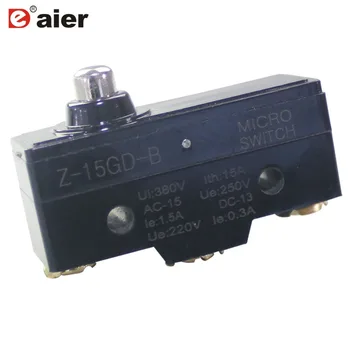 20PCS Z-15GD-B 15A 250VAC Pagrindinio Micro Limit Switch varžtinius Gnybtus Su Trumpu Pavasario Stūmoklis images