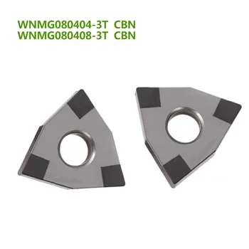 2VNT CBN įterpti WNMG080408 WNGA080404 3T CBN diamond įterpti WNMG WNGA PCBN patarimas staklės, pjovimo, tekinimo įrankis grūdinto plieno images