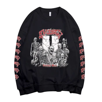3 dizaino Avulsed Kaukolė Corss Deathcore Pollover Palaidinukė roko hoodie sunkiųjų metalų sudadera rokeris streetwear, vilnos Viršutiniai drabužiai images