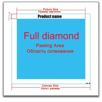 3D Diamond Tapybos Gražių Pasakų Aikštėje kalnų krištolas Paveikslėlį, Kryželiu Rinkiniai 