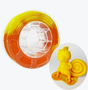 3D Spausdintuvas Gijų Spalva Keičiasi su Temperatūra, PLA Gijų 1.75 mm +/- 0.03 mm, 2.2 £ (1KG), Apelsinų-iki Geltonos images