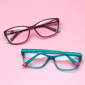 Acetato moterų akiniai, rėmeliai kompiuterio markės dizaineris aišku, optinis trumparegystė akiniai #BC3515 images