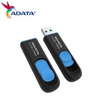 ADATA UV128 USB Flash Diskas 128GB 64GB 32GB 16GB USB 3.2 