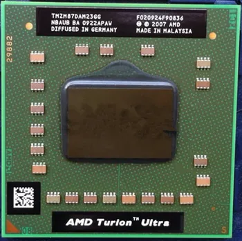 AMD nešiojamas Mobile AMD Turion x2 Ultra ZM-87 ZM87 Lizdas FS1 CPU 2M Cache/2.4 GHz/Quad-Core procesorius zm 87 cpu TMZM87DAM23GG images