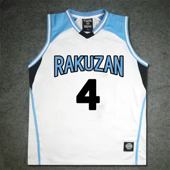 Anime Kuroko no Basket Basuke Cosplay Rakuzan Mokyklos Vienodos Akashi Seijuro Krepšinio Jersey Sportiniai marškinėliai Kostiumas Rinkinys images