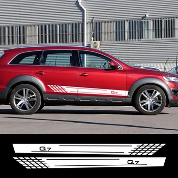 Audi Q7 4M 4L Automobilių Lipdukas Vinilo kinas Auto Ilgas Pusėje Stilingi Lipdukai Apdailos Tuning Optikos 