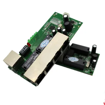 Aukštos kokybės mini pigiai 5 port switch module manufaturer bendrovė PCB valdybos 5 prievadų ethernet tinklo jungikliai modulis images