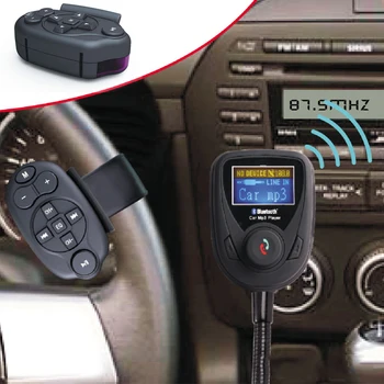 Automobilio Vairo Nuotolinio Valdymo pultu Bluetooth Varantys CD Mokymosi Mygtuką Žiniasklaidos Išmaniojo telefono, Planšetinio kompiuterio Garso Universalus DVD CR003 image