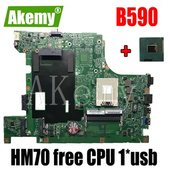 B590 nešiojamas plokštė UMA PGA989 DDR3 Tinka Lenovo B590 B580 V580c nešiojamojo kompiuterio motininės Plokštės LA58 MB HM70 nemokamai CPU 1*usb images