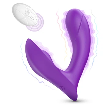 Belaidis Vibratorius Suaugusiųjų Žaislai Poroms USB Įkrovimo Dildo Silikono G Spot Stimuliatorius Dvigubi Vibratoriai Sekso Žaislas, skirtas Moters images