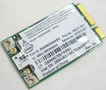 Belaidžio Adapterio plokštę Intel WM3945ABG 3945abg 3945 802.11 mini PCI-E belaidžio ryšio kortelės 407576-001 HP Compaq nx7300 nx7400 images
