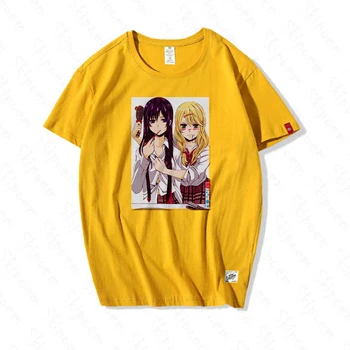 Citrusinių Anime T-shirt Moterims, Punk, Gothic Derliaus Estetinės Harajuku Medvilnės Plius Dydis-trumpomis Rankovėmis Skipoem Drabužius, Viršuje Tees images