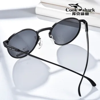 Cookshark akiniai nuo saulės vyrams ir moterims, poliarizuota akiniai nuo saulės mados retro vairavimo akiniai images