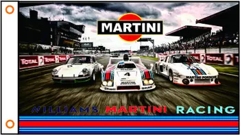 Custom vėliavos automobilių Martini reklama 3x5ft Poliesteris 03 images