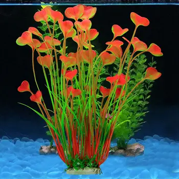 Dekoratyvinių Augalų Modeliavimo Akvariumas Naujas Žolės Akvariumo Dekoracija Vandens Dumbliai Ornamentu Plastiko Augalų, Žuvų Bakas Dekoras images
