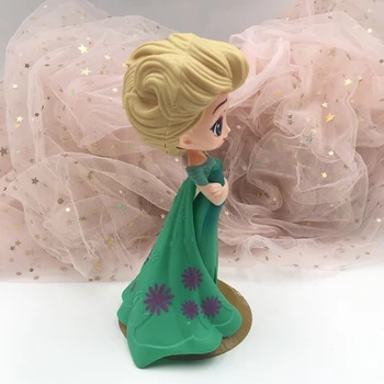 Disney Q Posket Užšaldyti Karalienė Elsa pav Žaislai, Lėlės plastiko Anime Lėlės Duomenys Kolekcines Modelis Vaikams, Žaislai images