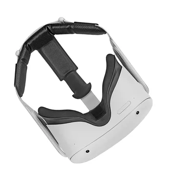 Ekrano užsklandą Apsaugos Medvilnės Galvos Dirželis Putos Padas Oculus Quest 2 VR Ausines Patogiai Galvos Pagalvėlė Trinkelėmis Priedai images