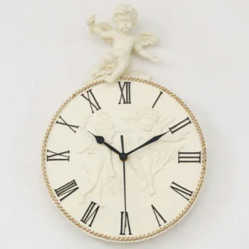 Europos Angel Sieninis Laikrodis su vintage asmenybės ir modernaus dizaino laikrodis WJ10234 images