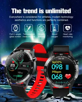 F22L smart watch laikrodžiai kūno temperatūra, kvėpavimo mokymo funkciją, kraujo oximeter sporto apyrankės moteris, vyras smartwatch 