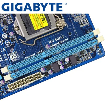 GIGABYTE GA-B75M-D3V Darbastalio Plokštė B75 Socket LGA 1155 i3 i5 i7 DDR3 32G Micro ATX Originalus B75M-D3V Panaudota images