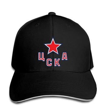 HC Maskvos CSKA rusijos KHL ledo Ritulio Klubo Vyrų Beisbolo kepuraitę mėlyna Snapback Cap Moterų Kepurę su Snapeliu images