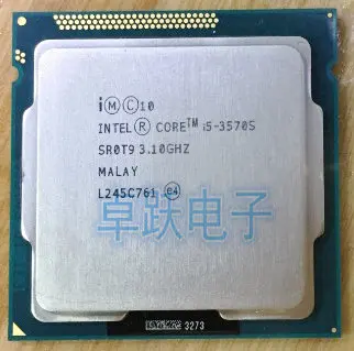 Intel Core i5-3570S I5 3570S Procesorius 6M Cache, 3.1 GHz LGA1155 Desktop CPU Quad-Core CPU images