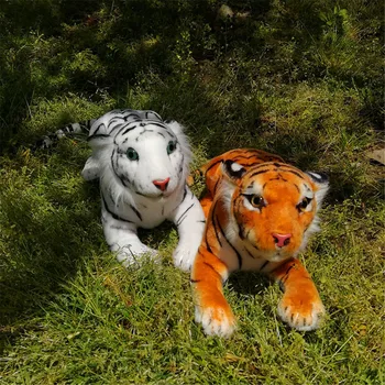 Kūdikių Žaislas Šuo Biglis/ White Tiger/Leopard/Dalmatians Žaislas Realus Įdaryti Gyvūnų, Šunų Pliušiniai Žaislai, Dovanos Vaikams, Namų Dekoro images
