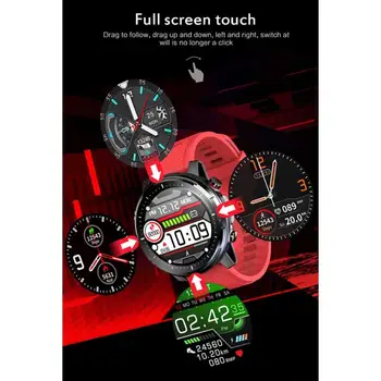 L15 Smart Watch Vyrų/Moterų Fitneso Žiūrėti Smart Žiūrėti Žadintuvas Apvalus Ekranas Širdies ritmo Monitoringo Smartwatch 