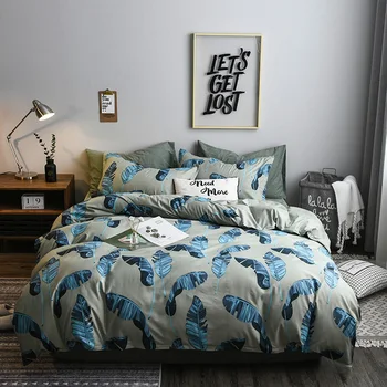 Lanke Medvilnės lova, patalynė,Twin Visą Karalius ir Karalienė Dydžio patalynės komplektas,Antklodė Padengti paklode Užvalkalai,Trumpas Stiliaus lovos komplektai images