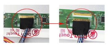 LVDS HDMI DVI VGA LED LCD Valdiklio tvarkyklę valdybos kabelis 40pin LP156WH4(TL)(Q1)/(TL)(Q2) 1366X768 Ekrano stebėti images