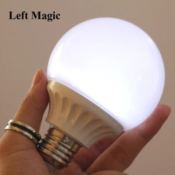 Magnetas Kontrolės Magic Light Bulb(Baltos Spalvos,Su Viena Magnetinis Žiedas) Magija Gudrybės Magas Etape Iliuzija Gudrybė Rekvizitai Mentalism images