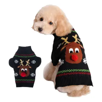 Mažų, vidutinių ir didelių šunų megztinis Kalėdų pet drabužiai šuns drabužius Šuo megztinis images
