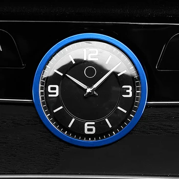 Mercedes Benz C Klasės W205 GLC X253 E Klasės W213 2016-2020 Automobilių Reikmenys Centrinio Valdymo Laikrodis Lentelė Žiūrėti Žiedas Apdaila Padengti images