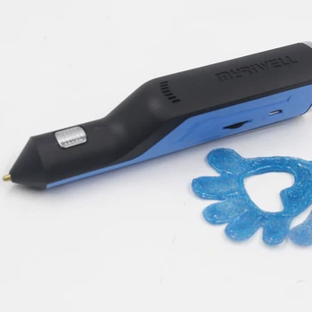 Myriwell Hot Melt Glue Gun 3D Rašiklis Doodler Magic 3D Atspausdintas Pen USB Įkrovimo 6 Spalvos Klijais Klijuoti Šilko Geriausia Dovana images