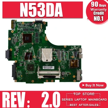 N53DA Plokštė REV 2.0 Asus N53D N53DA Nešiojamas plokštė N53DA Mainboard images