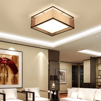 Naujas Kinų stiliaus lubų lempa led apskrito kambarį žibintai miegamojo lempa studijų viešbutis arbatos namai medžiaga kinų stiliaus šviestuvai images