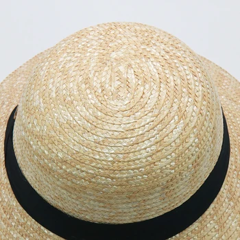 Naujas Moterų Dome Saulės, Skrybėlės, Mergaitėms Vasaros Šiaudų Paplūdimys Skrybėlės Mielas Kibirą, Skrybėlės Moterims Prabangos Dizaineris Prekės Didmeninė S1223 images