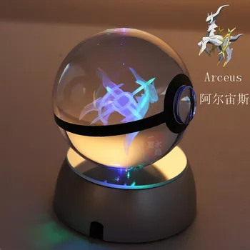 Naujas Stilius Arceus Pokemon Kamuolys Su Graviravimas Kristalinis Kamuolys Dovanų images