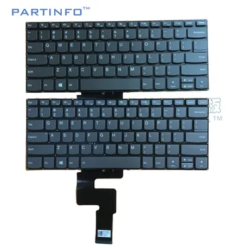 Nešiojamojo kompiuterio klaviatūra LENOVO YOGA120-14 320-14 520-14 720-15 FLEX5-14 taip pat Nešiojamas JAV klaviatūros tipas DELET klavišą PILKA images