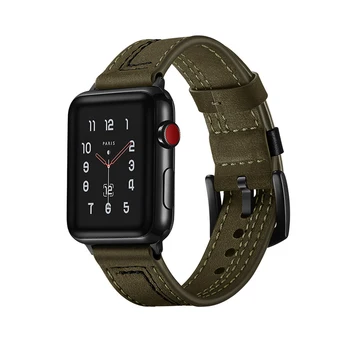 Odinis Dirželis Apple Žiūrėti 6 juostos 44mm 40mm iwatch juosta 42mm 38mm apyrankę watchband correa apple žiūrėti series 5 4 3 2 SE images