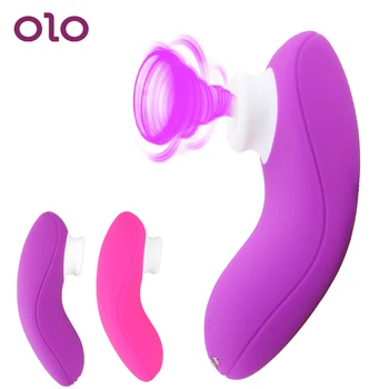 OLO 10 Čiulpti Klitorio Stimuliatorius G-Spot Massger Speneliai Clit Sucker Mini Silikono Čiulpti Vibratorius Režimai Oralinis Seksas images