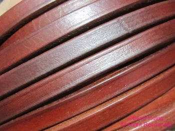 Originali Saldymedžio odos laido senovės spalva 10x6mm saldymedžio oda images