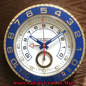 Prabanga Švytinčios Sieninis Laikrodis Metalo Watch Laikrodis Relogio De Parede Logotipai Namų Dekoro Didelis Modernus Antikvarinis Laikrodis images