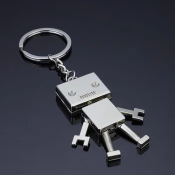 Robotas KeyChain Individualų Antilost Key Chain Mažas Prašmatnus paketų prižiūrėtojų raktinę Vyrams, Moterims, 